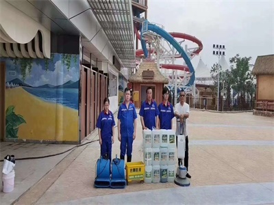 【湖南長沙】湘江歡樂城地面防滑處理一期工程